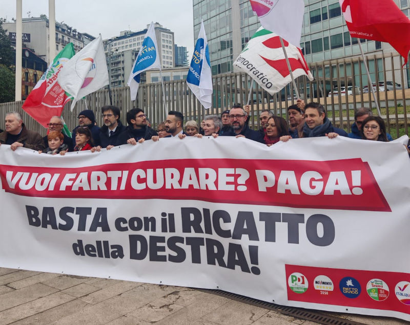 Proteste sanità