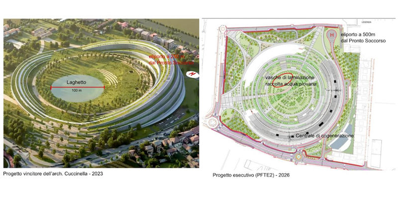 Ospedale progetti a confronto