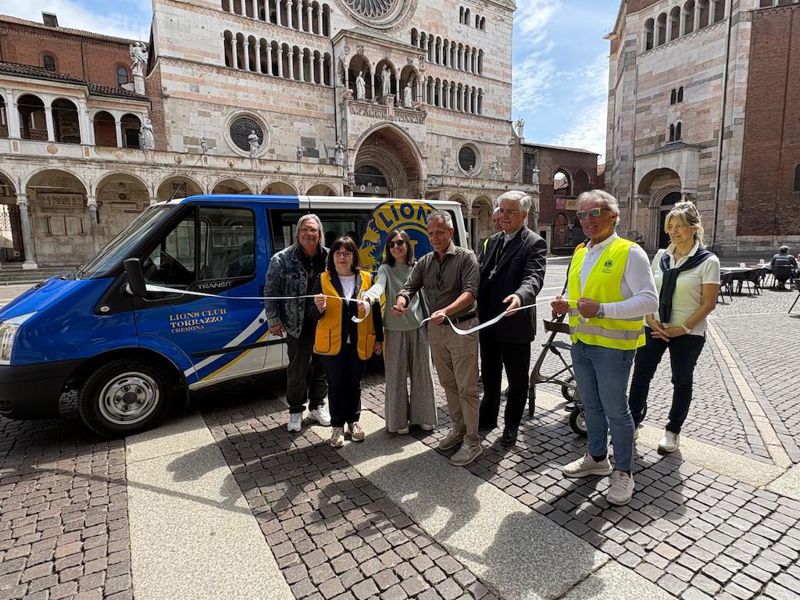 Consegna pullimino Città dell'uomo