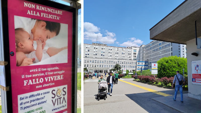 Ospedale manifesto pro vita