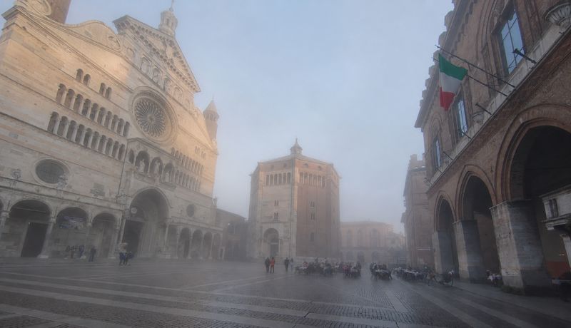 Cremona nebbia