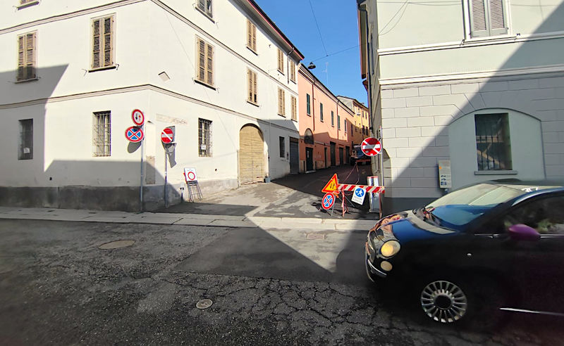 Vicolo Patecchio sbocco